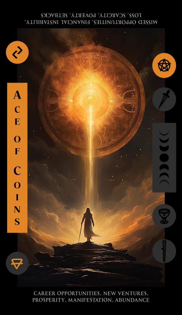 Ace of Coins tarot card