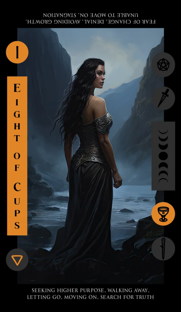 Eight of Cups tarot card