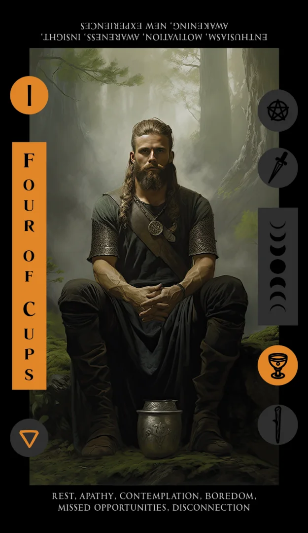 Four of Cups tarot card