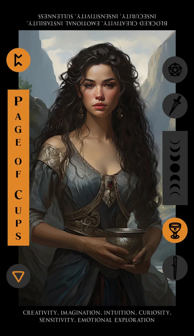 Page of Cups tarot card
