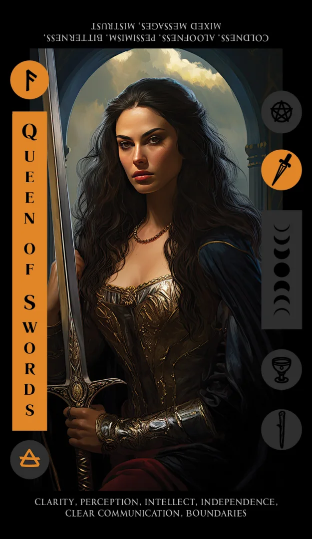 Queen of Swords tarot card