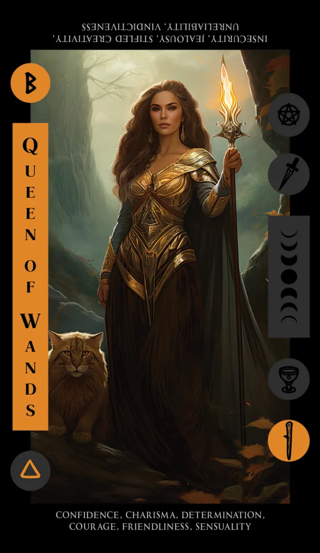 Queen of Wands tarot card