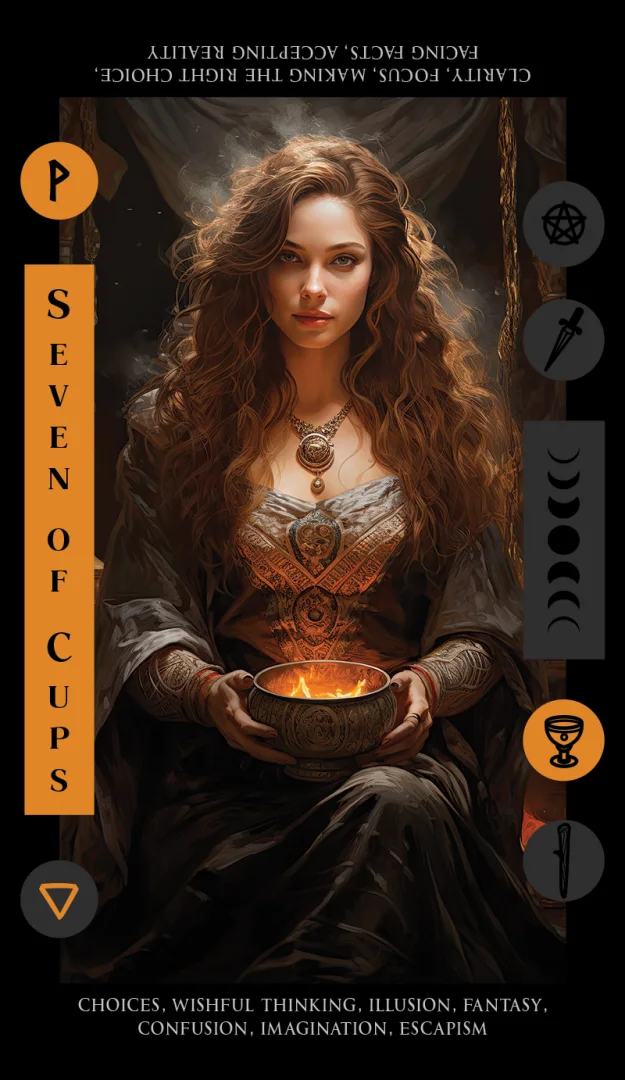 Seven of Cups tarot card