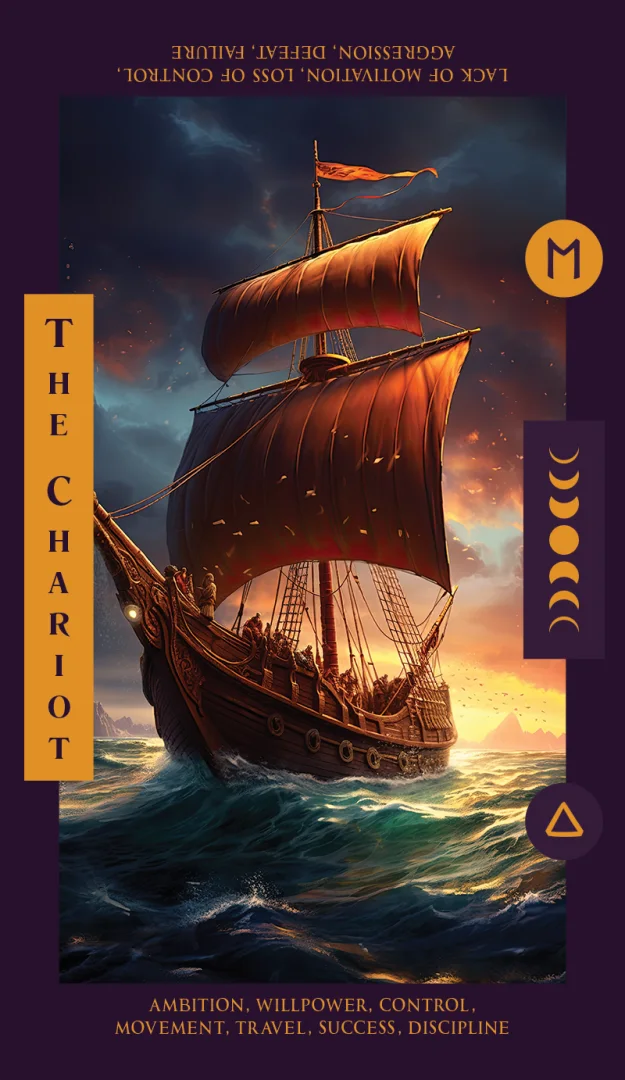 The Chariot tarot card