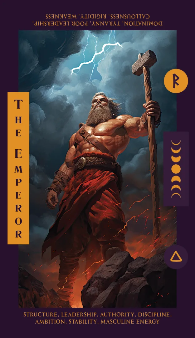 The Emperor tarot card
