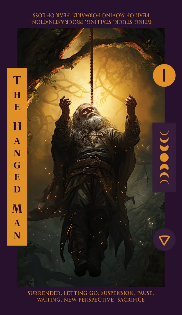 The Hanged Man tarot card