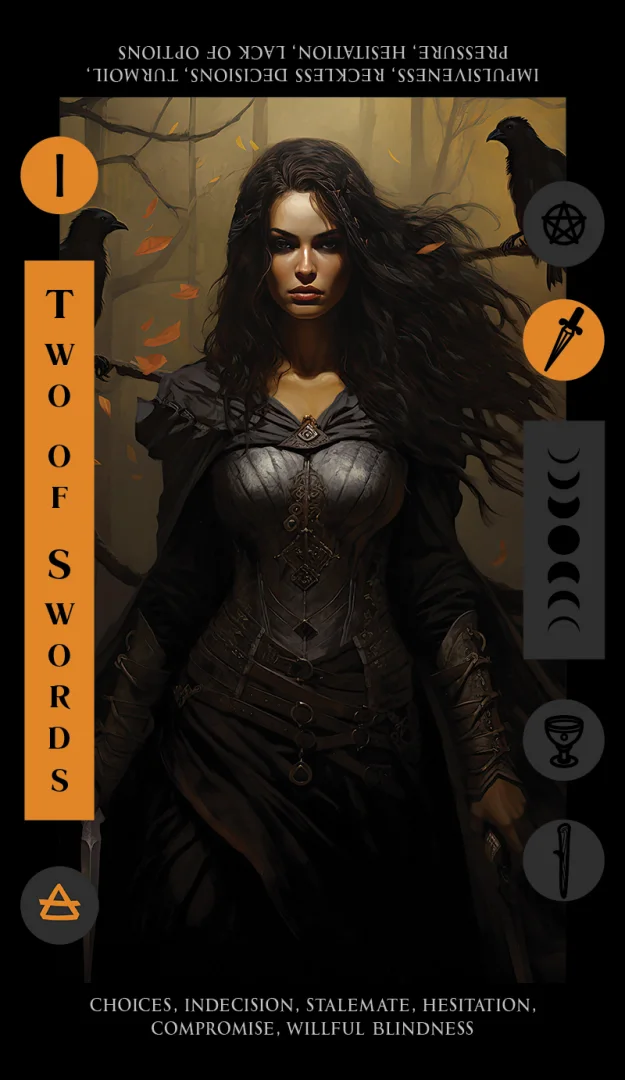 Two of Swords tarot card