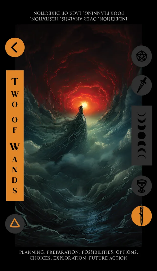 Two of Wands tarot card